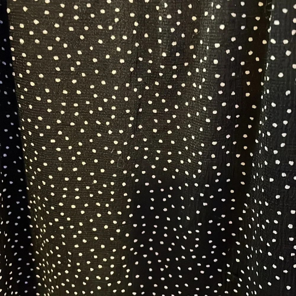 Lauren Conrad split sleeve polka dot blouse - Picture 3 of 7